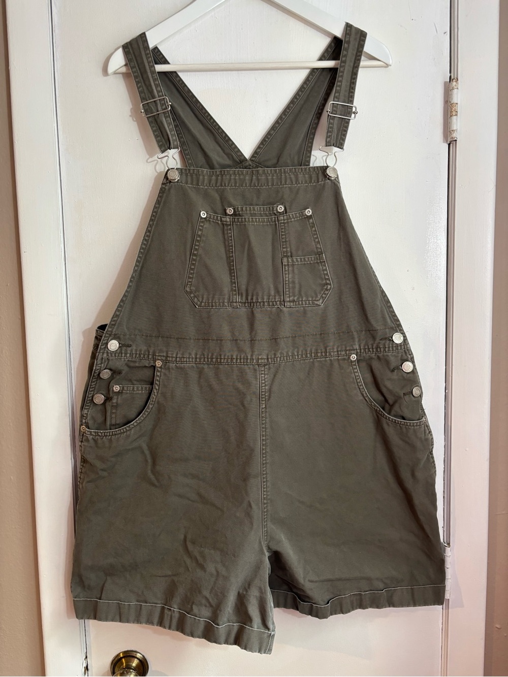 HONORS Olive Green Shorts Overalls